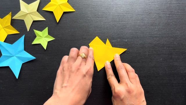 How to make a star stencil | How to cut a paper star | paper star cutting tutorial смотреть онлайн