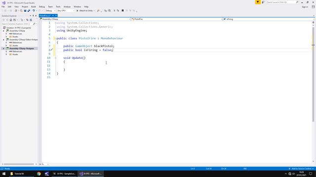 HOW TO MAKE AN FPS GAME IN UNITY FOR FREE - TUTORIAL #06 - C# CODE TO FIRE WEAPON смотреть онлайн