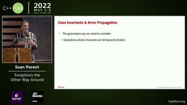 Exceptions the Other Way Round - Sean Parent - CppNow 2022 смотреть онлайн