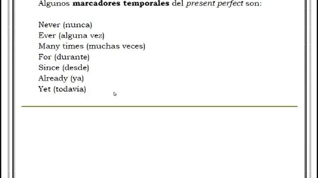 INGLÉS - Nivel II - LECCIÓN 1 - Present perfect simple -- Explicación audiovisual + descarga. смотреть онлайн