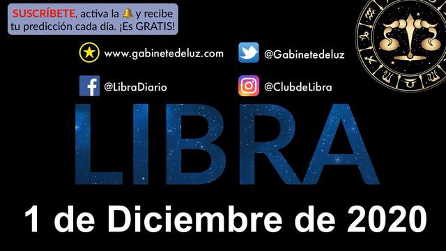 Horóscopo Diario - Libra - 1 de Diciembre de 2020 смотреть онлайн