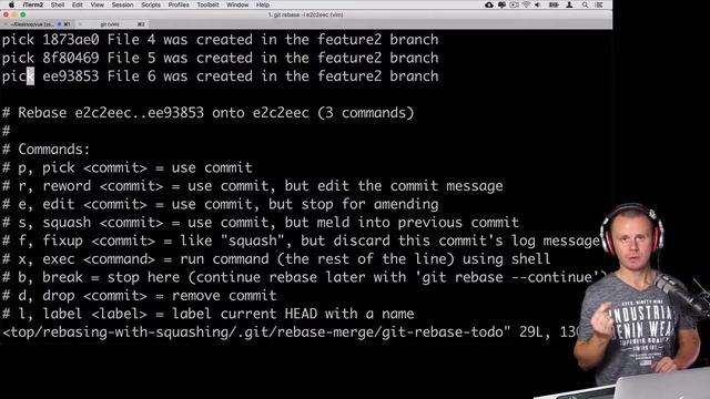 Git Interactive rebasing with squashing in the local repository | Advanced Git - 16 смотреть онлайн