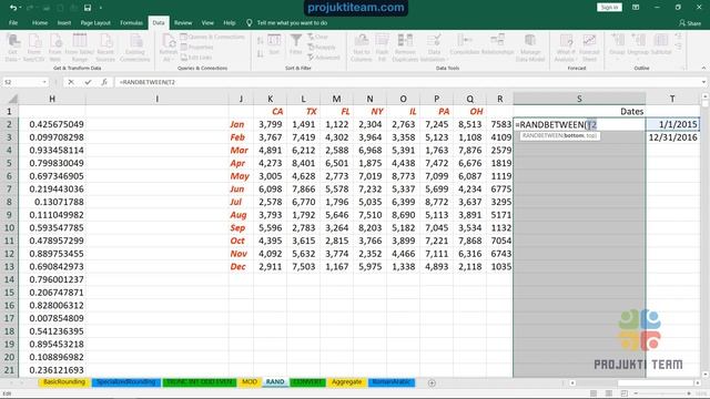 Microsoft Excel 2019 Bangla Tutorial 31 - Math Func Random Convert смотреть онлайн
