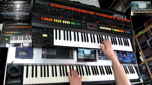 "Mysterious" with Roland Fantom G8, Jupiter 8, and SRV-2000 смотреть онлайн