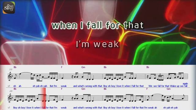 [MAGICSING Karaoke] AJR_WEAK Karaoke+score | MAGICSING смотреть онлайн