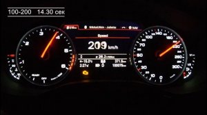 AUDI A7 BITDI COMPETITION 2017 326  top speed. 0-100. 100-200.
