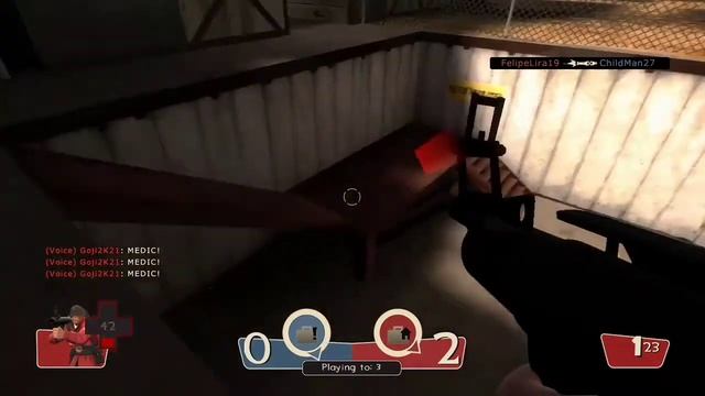 TF2 (The Orange Box) Xbox 360 still alive in 2021 - 2fort gameplay. смотреть онлайн