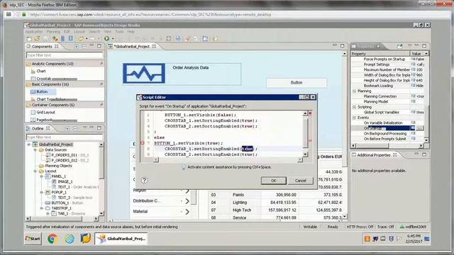 BusinessObject DesignStudio 1.6: Unit 4D:Practical:Using Global Variables in Applications смотреть онлайн