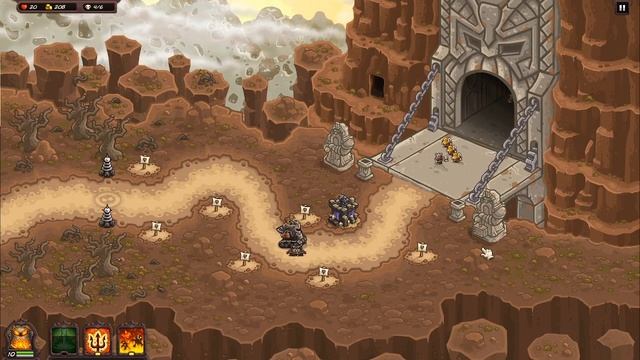 Kingdom Rush Vengeance - Dwarven Gate (Level 1 | Campaign) | Impossible (3 Stars) смотреть онлайн