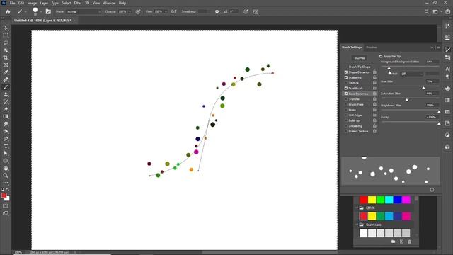 Brush Stroke Path in Adobe Photoshop Urdu / Hindi смотреть онлайн
