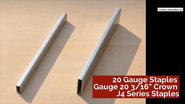 20 Gauge 20 OEM 7/16" Crown J10 Series 20 Gauge Staples | YU SUN LI INDUSTRIAL CO. | Taiwantrade смотреть онлайн