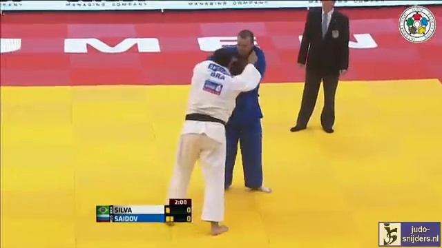 Judo 2013 World Masters Tyumen: Silva (BRA) - Saidov (RUS) [+100kg] смотреть онлайн