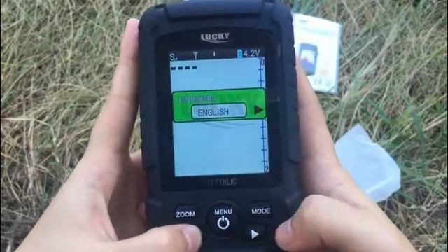 Lucky Fish Finder FF718LIC-W, Go Fishing With Lucky