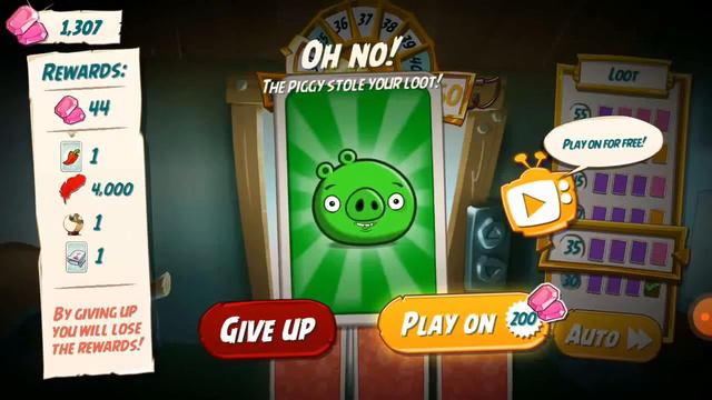 Using tower of fortune express ticket, Angry Birds 2. смотреть онлайн