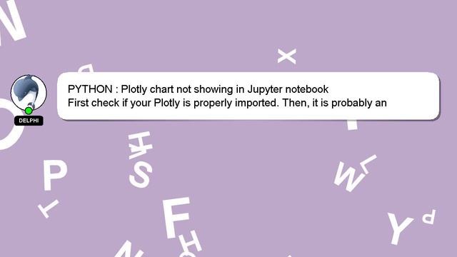 PYTHON : Plotly chart not showing in Jupyter notebook смотреть онлайн
