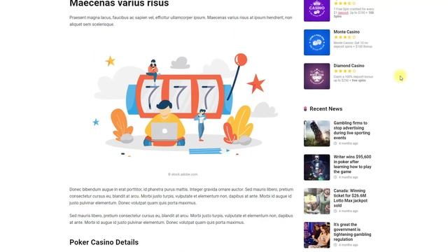 Mercury 3.4 (Demo 7) - Slots Affiliate WordPress Theme смотреть онлайн