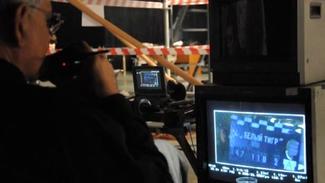 "Белый тигр" - съемка интерьера танка смотреть онлайн