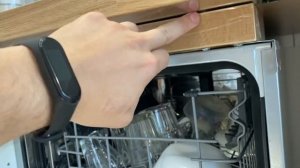 Простая установка фасада 80см от IKEA на посудомойку Electrolux