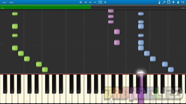 Booty by Jennifer Lopez ft. Iggy Azalea | Piano Tutorial/Cover (SYNTHESIA) смотреть онлайн