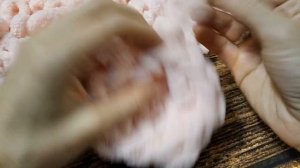 КРУГЛЫЙ КОВРИК из пряжи  Alize Puffy./КРУГЛЫЙ КОВРИК из пряжи  Alize Puffy.