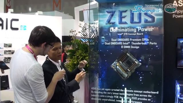 Computex 2012: Asus Zeus - Innovatives Konzept-Mainboard