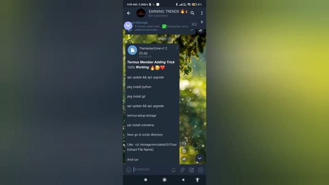Termux Unlimited Member Adding Trick || Members adding script смотреть онлайн