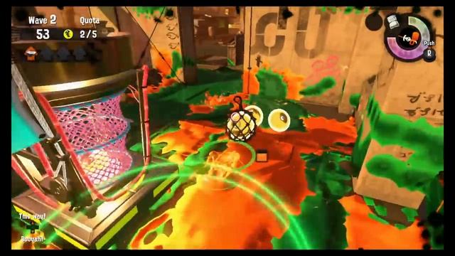 Splatoon 2 - Salmon Run: Hazard Level Max - 1-player Shift On Lost Outpost