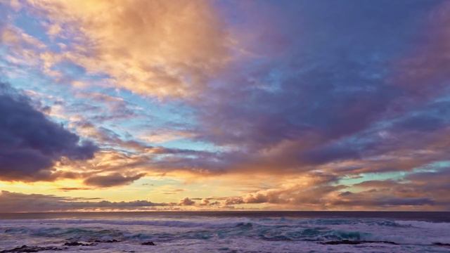 LIVE Wallpaper "Ocean Sunset Sea" смотреть онлайн