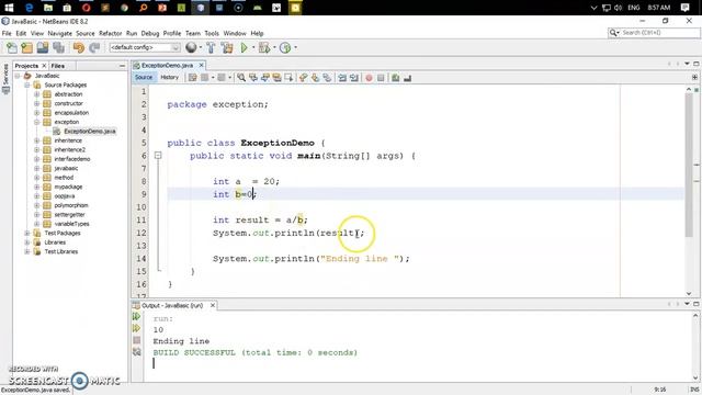 54.Exception Handling in Java смотреть онлайн