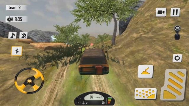 Offroad Jeep Driving Game level 21 смотреть онлайн