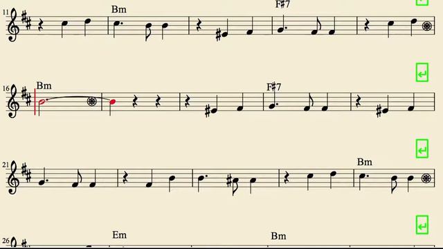 Black Eyes Sheet Music for Alto Saxophone Baritone Saxophone and Horn Ojos Negros смотреть онлайн