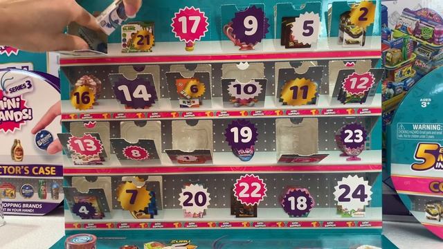 TOY MINI BRANDS ADVENT CALENDAR SERIES 1 UNBOXING