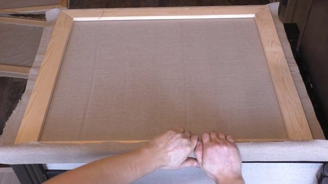 Как натянуть холст на подрамник. Художник Ревякин. смотреть онлайн