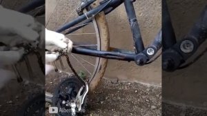 Велосипед из гироскутера.