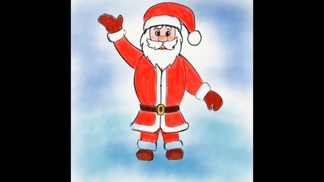 Санта-Клаус Santa Claus Как нарисовать Санту Рисование поэтапно #DrawingforKids Step By Step Drawin