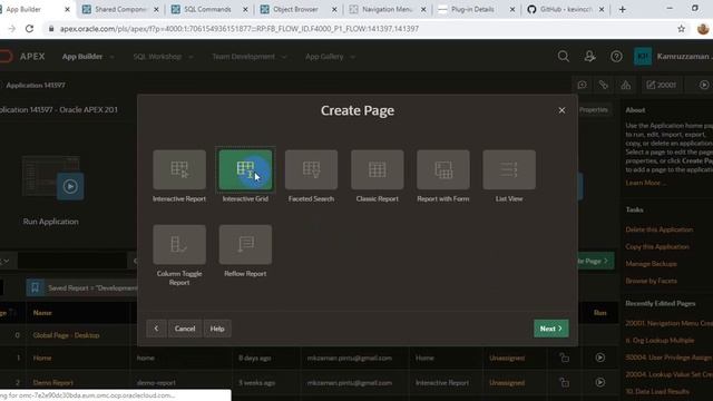 Modal Page Lookup | Interactive Grid Search | Modal IG LoV | Oracle APEX 20.1 смотреть онлайн