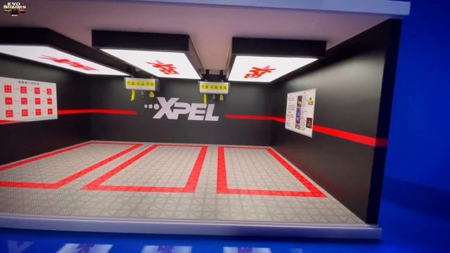 XPEL Showroom Diorama | 1:24 Scale Parking Garage Diorama