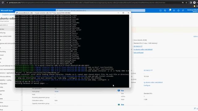 create ubuntu vm and configure odbc in azure смотреть онлайн