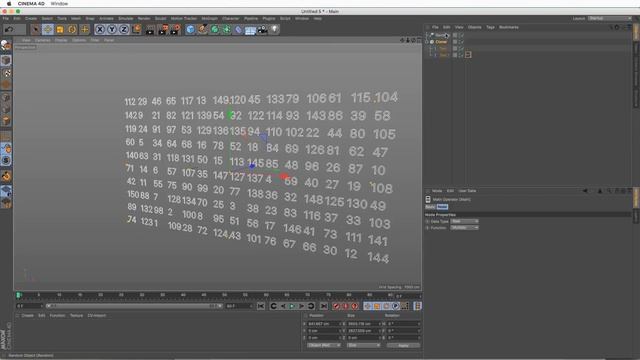 Controlling the Numbers Using XPRESSO in Cinema 4D смотреть онлайн