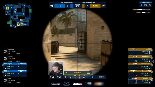 Na'Vi vs Team Spirit - IEM Fall RMR - ЛУЧШИЕ МОМЕНТЫ МАТЧА | CS:GO смотреть онлайн