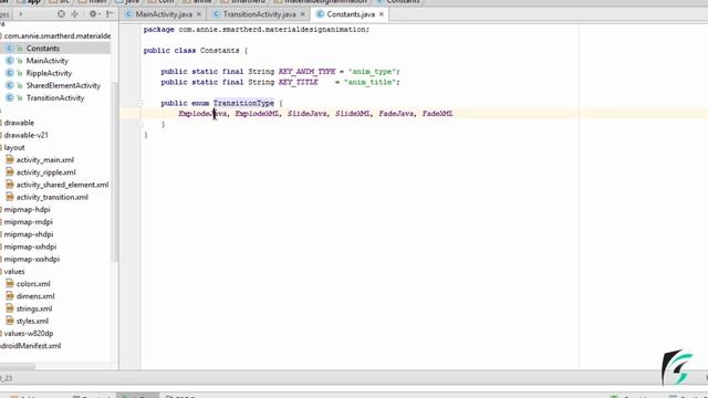 #5.5 Android Explode Animation Activity Transition. Android Material Design смотреть онлайн