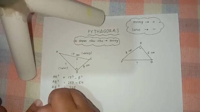 Kelas 8 - Teorema Pythagoras смотреть онлайн