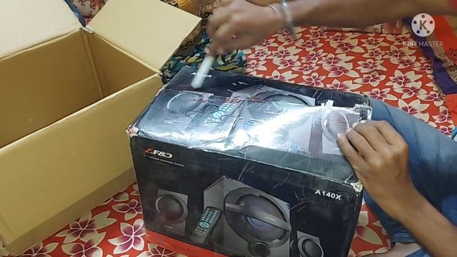 f&d A140X uboxing video смотреть онлайн