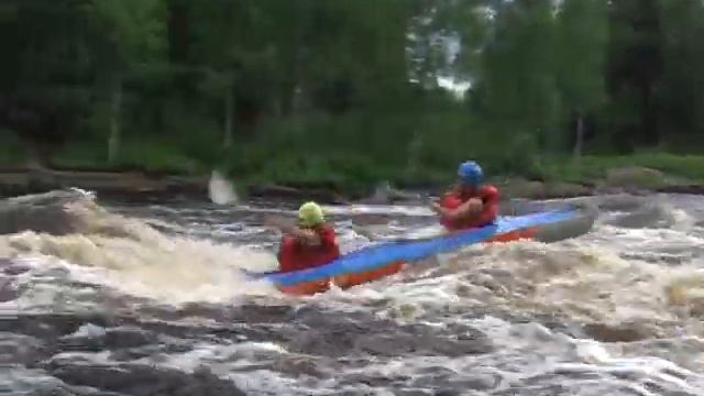 Карелия, порог Сизовский, р. Шуя, байдарка Маринка смотреть онлайн