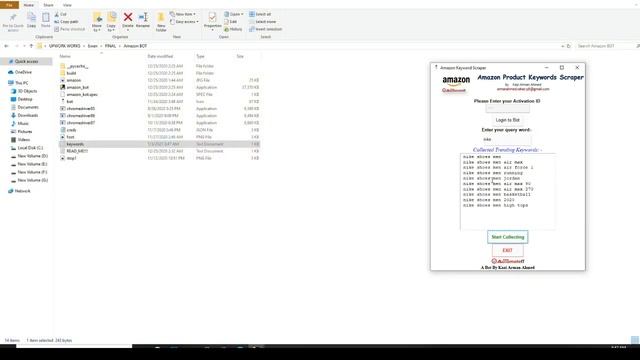 Amazon Product's Keyword Scraper (!!! 100% Working !!!) A scraper BOT in Python. смотреть онлайн