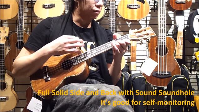 PSI Ukuleles Standard Series - PSI STD "Leo" Tenor w/ FULL Solid Acacia ( Pre-launch Demo) смотреть онлайн