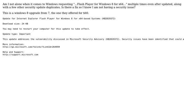 Windows 8 requesting duplicate updates смотреть онлайн