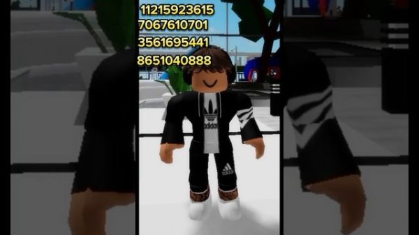 ID Codes Brookhaven Skin Adidas #roblox #shorts #code
