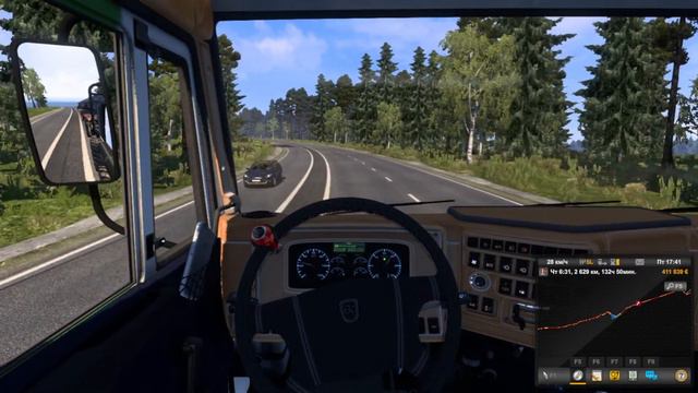 Euro truck simulator 2 1.49 Суровая Россия Забайкалье R 7 карта приват смотреть онлайн