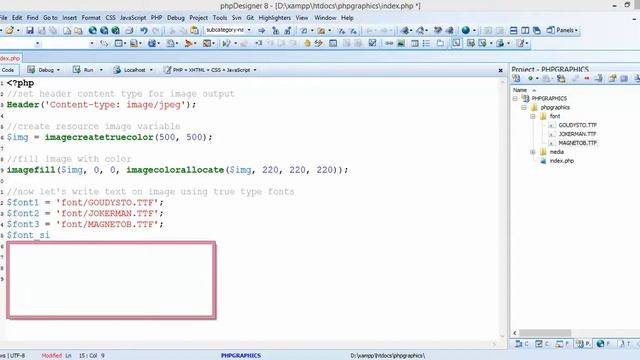 Write text on image using true type fonts - PHP Working with graphic elements смотреть онлайн